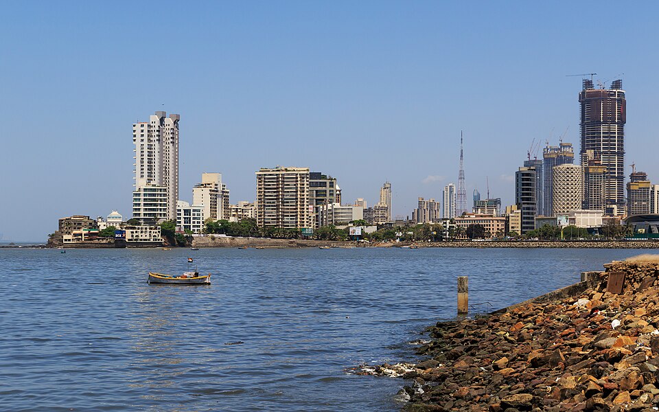 Mumbai waterfront skyline