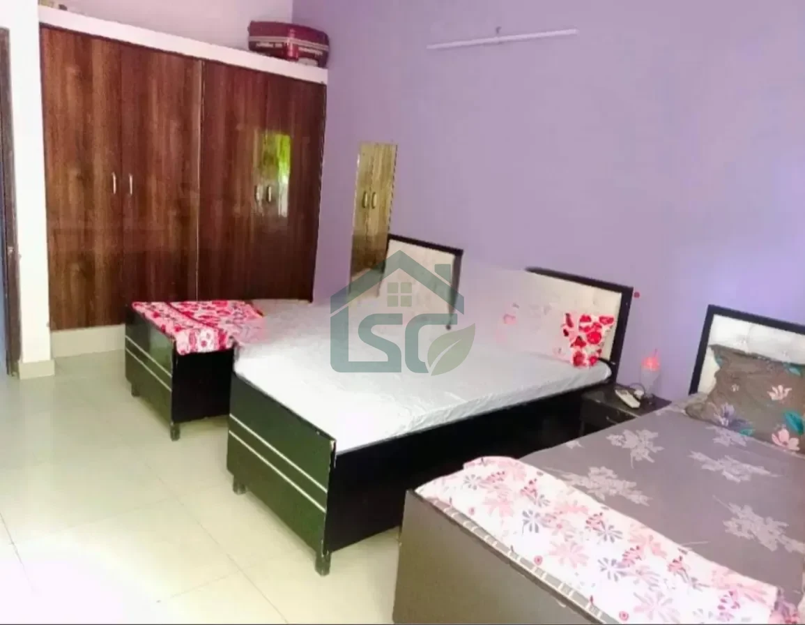 White house PG in Sector 14, Gurugram — property photo 1