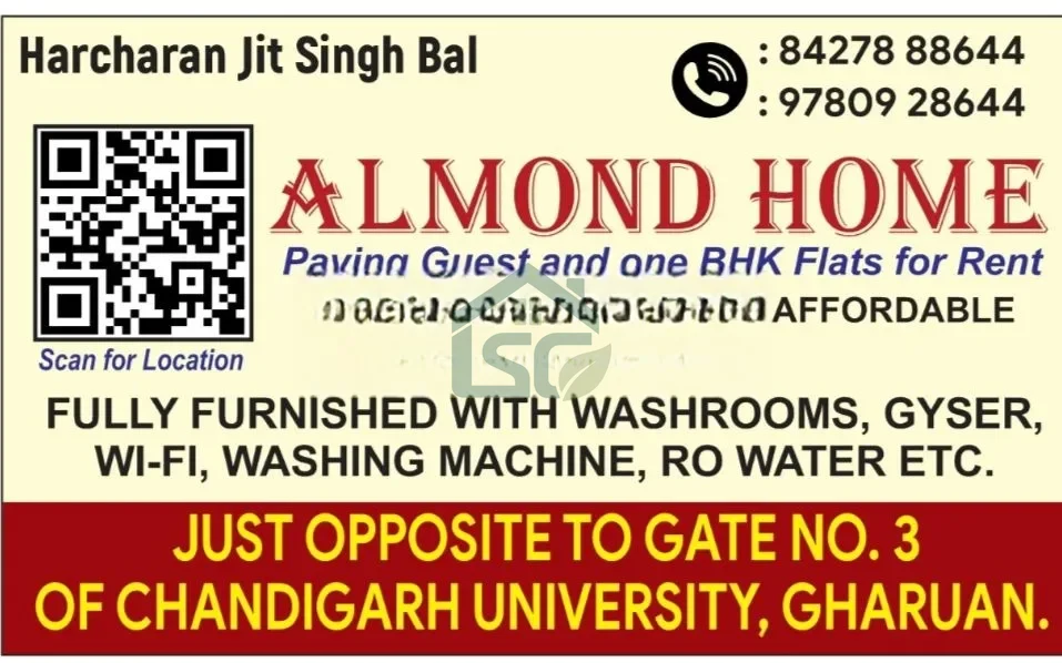 Photo 2 of Almond PG, Hasanpur, Chandigarh