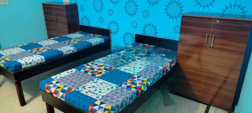 At Grukul Boys PG, Uttam Nagar, Delhi