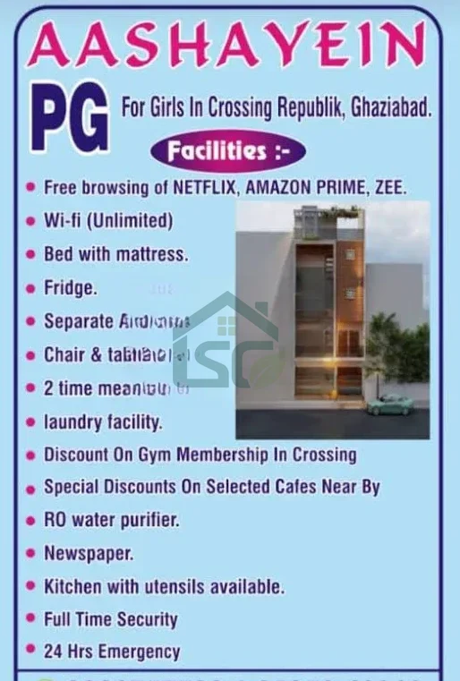 At Aashayein Girls PG In Crossing Republic Ghaziabad, Crossings Republik, Ghaziabad