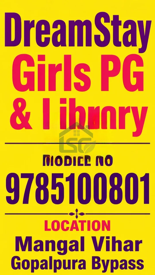 At DreamStay Girls PG & Library, Gopalpura Bypass Road, Jaipur