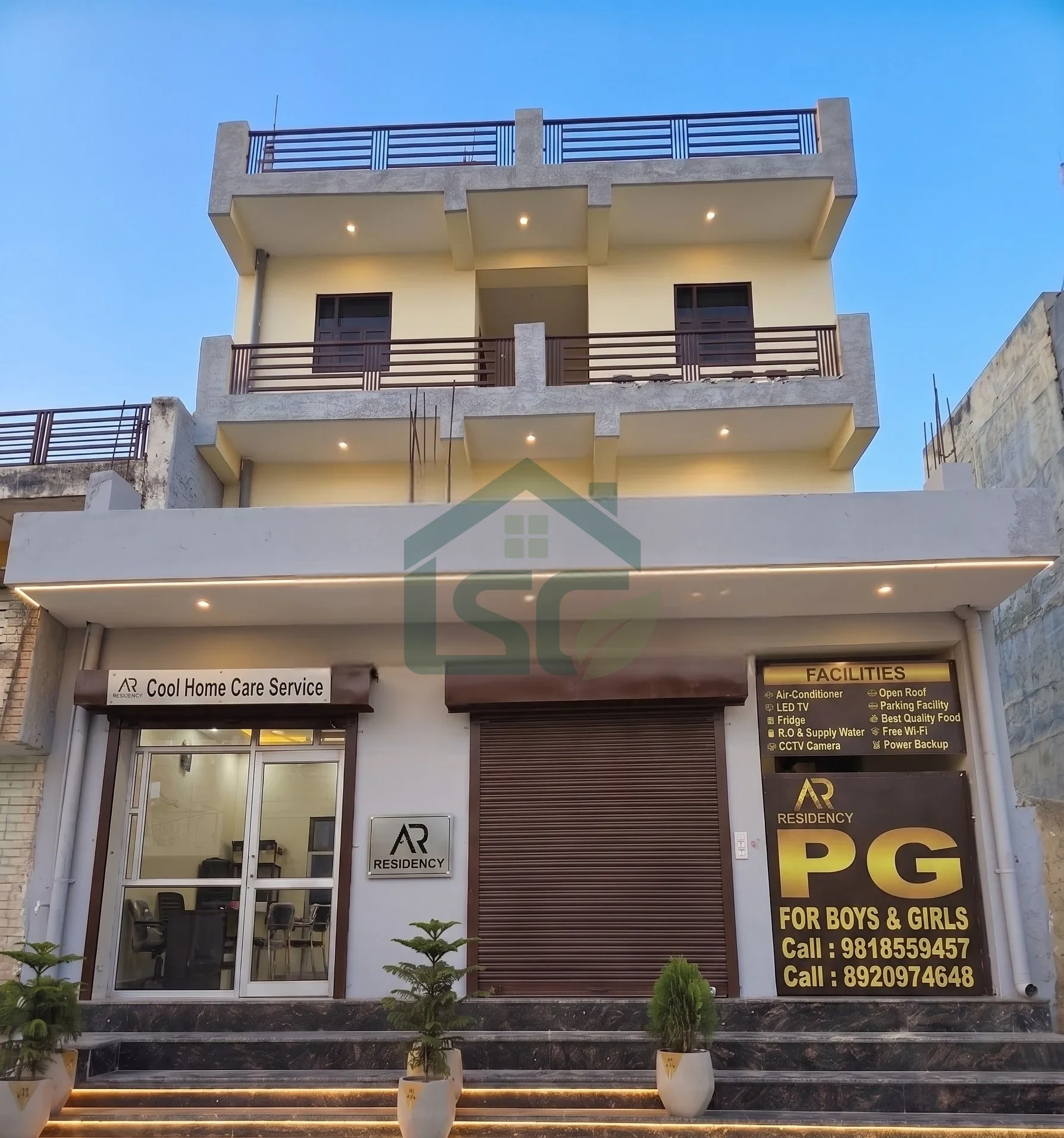 At AR Residency PG, Noble Enclave, Gurgaon